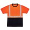 Ergodyne Short Sleeve Hi-Vis Shirt, 100% polyester, Orange, 5XL-Long 8280BK - alternate 1